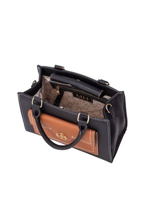Satchel Becca Negro Camel Binanti Satchel Becca Negro Camel Binanti