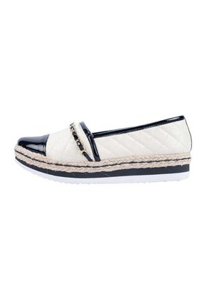 Baletas Yute Chia Blanco Negro Julia Baletas Yute Chia Blanco Negro Julia Talla 36