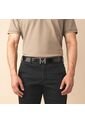 Cinturón Casual Monograma Doble Faz Negro Brillante Café Cinturón Casual Monograma Doble Faz Negro Brillante Café Talla M de Mario Hernández