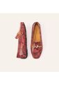Mocasín Sofia Pitón Rojo MH Mocs Mocasín Sofia Pitón Rojo MH Mocs Talla 39 de Mario Hernández