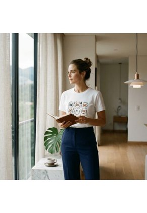 Camiseta Tapiz Blanco Tierra Arriba Camiseta Tapiz Blanco Tierra Arriba Talla M