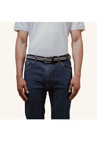 Cinturón Republica Casual Tejido Beirut Negro Cinturón Republica Casual Tejido Beirut Negro Talla 105 Mario Hernández