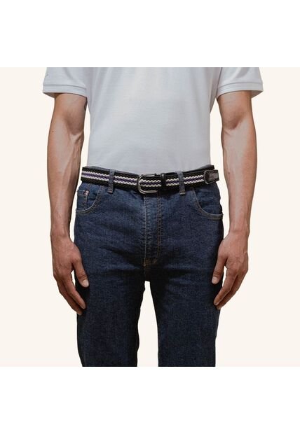 Cinturón Republica Casual Tejido Beirut Negro Cinturón Republica Casual Tejido Beirut Negro Talla 105