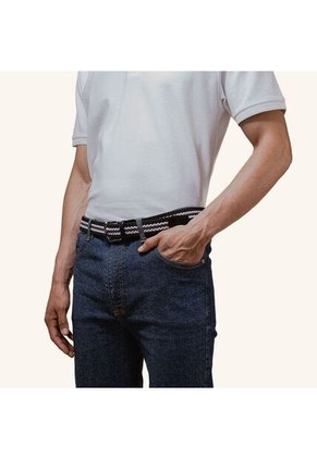 Cinturón Republica Casual Tejido Beirut Negro Cinturón Republica Casual Tejido Beirut Negro Talla 105