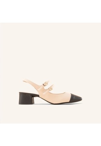 Tacones Bonaire Beige Negro Brisabonita Tacones Bonaire Beige Negro Brisabonita Talla 36 Mario Hernández