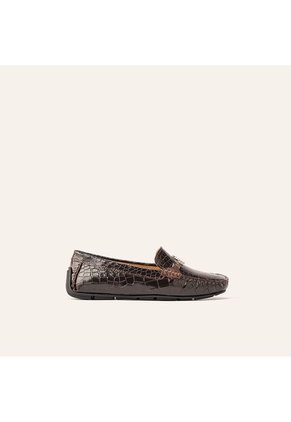 Mocasín Sofia Croco Café MH Mocs Mocasín Sofia Croco Café MH Mocs Talla 34