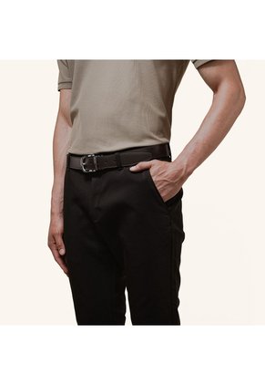 Cinturón Casual Doble Faz Chocolate Negro Esencial