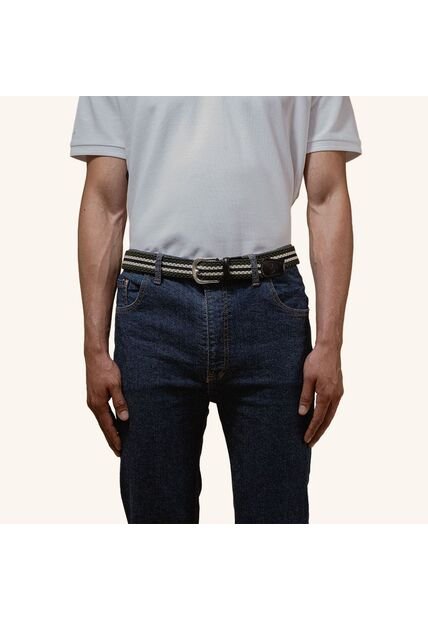 Cinturón Republica Casual Tejido Beirut Verde Cinturón Republica Casual Tejido Beirut Verde Talla 115