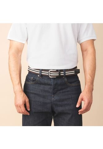 Cinturón Republica Casual Tejido Beirut Café Cinturón Republica Casual Tejido Beirut Café Talla 105 Mario Hernández