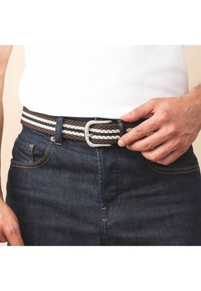 Cinturón Republica Casual Tejido Beirut Café Cinturón Republica Casual Tejido Beirut Café Talla 105