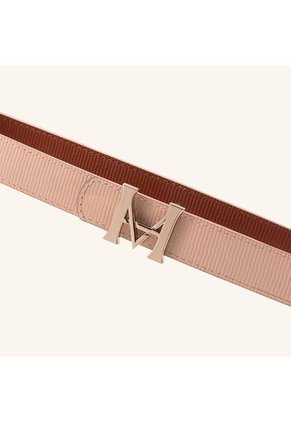 Cinturón Monograma Doble Faz Cobre Nude Lt Cinturón Monograma Doble Faz Cobre Nude Lt Talla S
