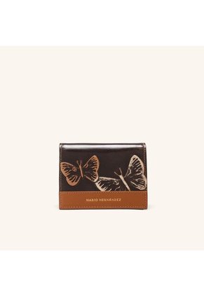 Billetera Lola Mediana Capuchino Mariposas Billetera Lola Mediana Capuchino Mariposas