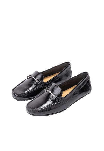 Mocasín Anahi Negro Charol MH Mocs Mocasín Anahi Negro Charol MH Mocs Talla 34