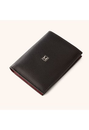 Billetera Vertical Pequeña Negro Vinotinto Porto Billetera Vertical Pequeña Negro Vinotinto Porto