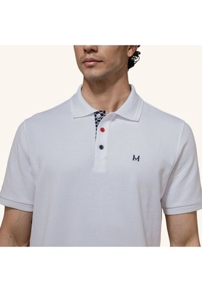 Camiseta Polo Emblema Blanco Tierra Arriba Camiseta Polo Emblema Blanco Tierra Arriba Talla L