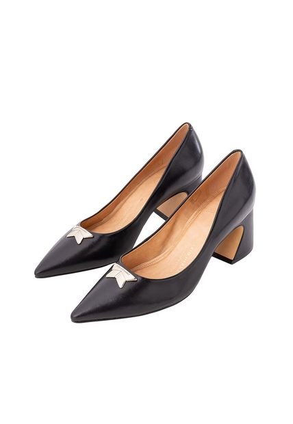Tacones Alas Negro Glamour Tacones Alas Negro Glamour Talla 38