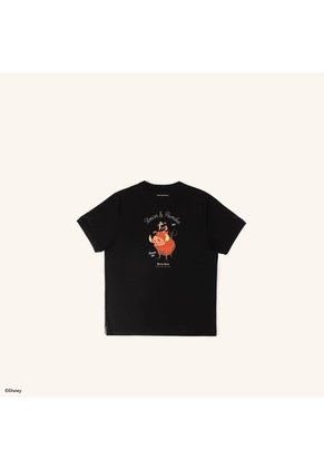 Camiseta Timon & Pumba Negro