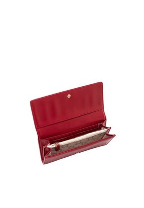 Billetera Larga Con Tapa Monica Rojo Teens Billetera Larga Con Tapa Monica Rojo Teens