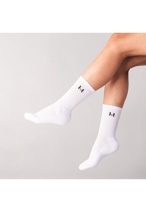 Medias Monocroma Blanco MH Socks Medias Monocroma Blanco MH Socks