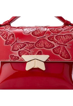 Manos Libres Lucia Con Manija Rojo Cruz Mariposas Manos Libres Lucia Con Manija Rojo Cruz Mariposas