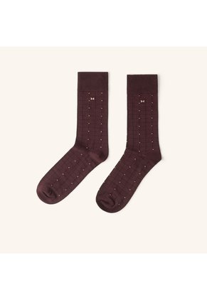 Medias Mosaico Extrafina Vino MH Socks Medias Mosaico Extrafina Vino MH Socks