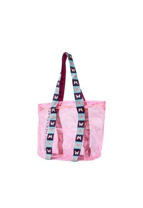 Tote Bahía Mariposas Rosado Claro Verano Tote Bahía Mariposas Rosado Claro Verano