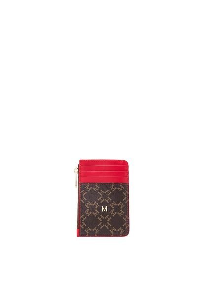 Tarjetero 8 Tarjetas Con Zip Cafe Rojo Primario Básico Tarjetero 8 Tarjetas Con Zip Cafe Rojo Primario Básico