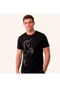 Camiseta Alfa Negro Tierra Arriba de Mario Hernández