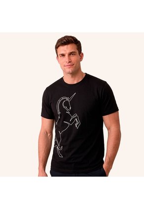 Camiseta Alfa Negro Tierra Arriba