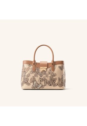 Tote Carlota Latte Mariposas