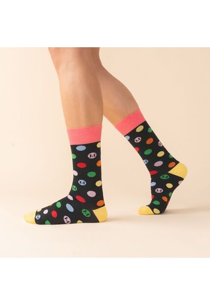 Medias Extrafina Cosmos Negro MH Socks Medias Extrafina Cosmos Negro MH Socks