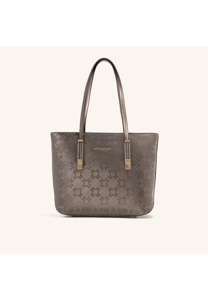Tote Kantu Negro Plata Kroma Tote Kantu Negro Plata Kroma
