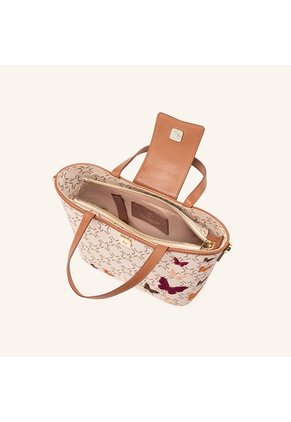 Tote Alas Mini Beige Chai Primario Mariposas