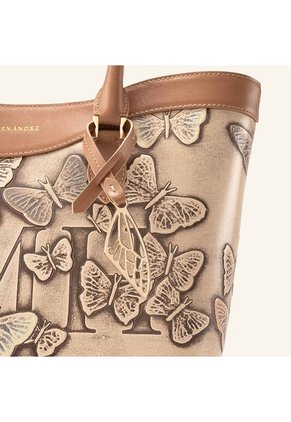 Tote Alas Mediano Latte Mariposas