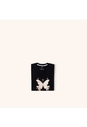 Camiseta Alas Negro Tierra Arriba Camiseta Alas Negro Tierra Arriba Talla S