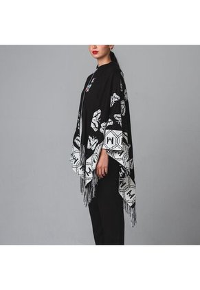 Ruana MH Negro Marfil Cuzco Ruana MH Negro Marfil Cuzco