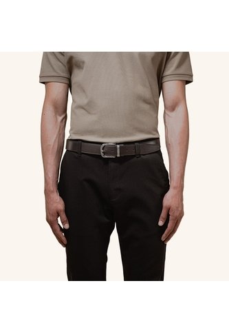 Cinturón Casual Doble Faz Chocolate Negro Esencial Cinturón Casual Doble Faz Chocolate Negro Esencial Talla 120 Mario Hernández