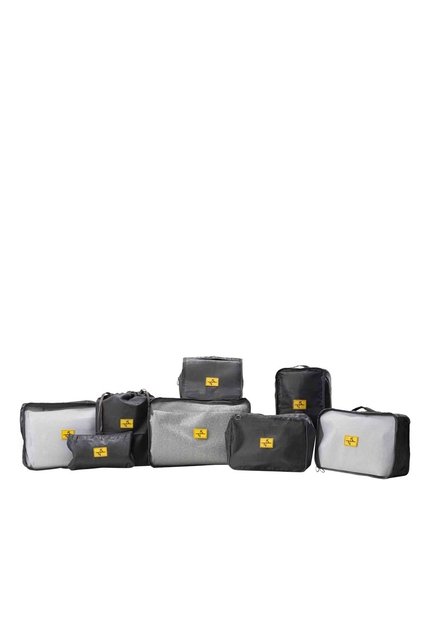 Accesorio Viaje Kit De 8 Bolsas Gris Xmas