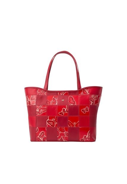 Tote Alas Mediano Rojo Cruz Mixtura Tote Alas Mediano Rojo Cruz Mixtura