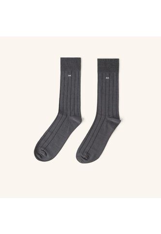 Medias Acanaladas Extrafina Humo MH Socks Medias Acanaladas Extrafina Humo MH Socks Mario Hernández