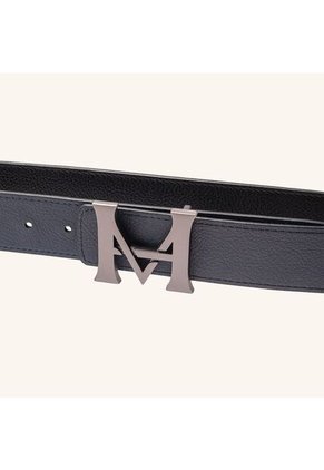 Cinturón Monograma Doble Faz Negro Azul Lt Cinturón Monograma Doble Faz Negro Azul Lt Talla XL