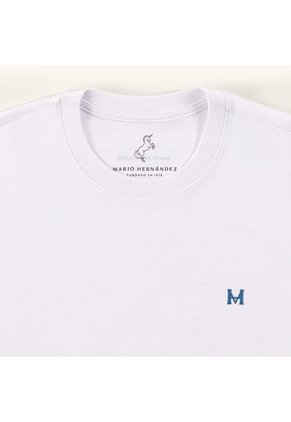 Camiseta Leal Blanco Naval Tierra Arriba