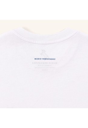 Camiseta Leal Blanco Naval Tierra Arriba