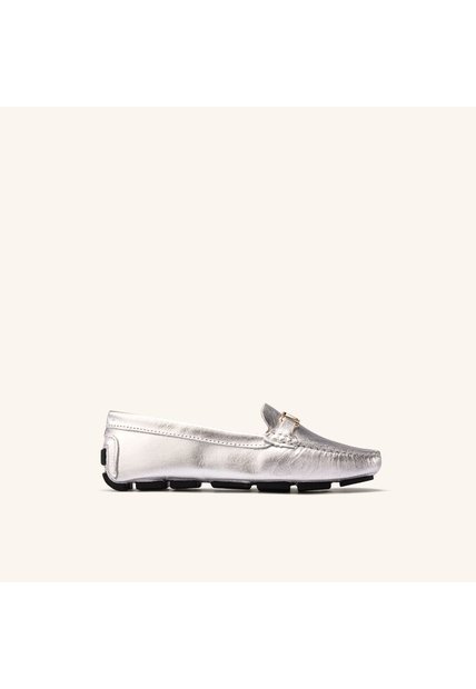 Mocasín Driver Cocora Plata MH Mocs