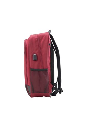 Morral Cuadrado Dos Cremalleras Rojo Urban