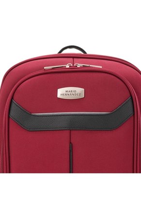 Morral Cuadrado Dos Cremalleras Rojo Urban