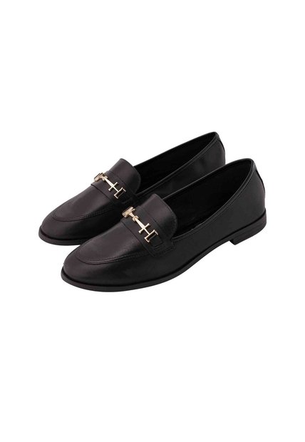 Mocasín Loafer Gardenia Negro Julia