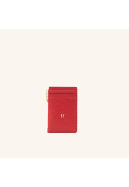 Tarjetero 8 Tarjetas Con Zip Rojo Gris Sur Tarjetero 8 Tarjetas Con Zip Rojo Gris Sur