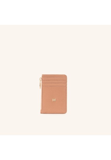Tarjetero 8 Tarjetas Con Zip Rosado Metalizado Fontana Tarjetero 8 Tarjetas Con Zip Rosado Metalizado Fontana