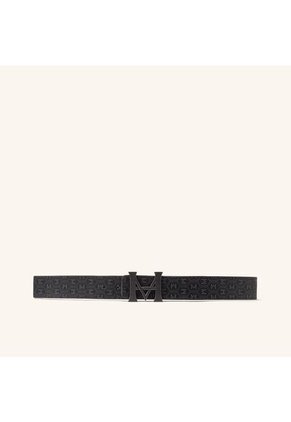 Cinturón Monograma Doble Faz Palenque Negro Lt Cinturón Monograma Doble Faz Palenque Negro Lt Talla M